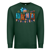 Sports Green American Nana 4th of july Premium Sweatshirt - CowGirlArtShop