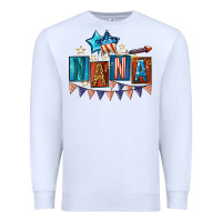 White American Nana 4th of july Premium Sweatshirt - CowGirlArtShop