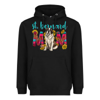 Black western st bernard mom Heavyweight Hoodie - texasbilliewilder