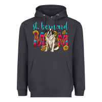 Smoke western st bernard mom Heavyweight Hoodie - texasbilliewilder