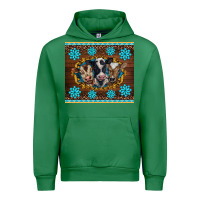 Emerald western baby cow turquoise gemstones  leopards Urban Hoodie - BarkalooDesign