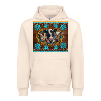 Sandshell western baby cow turquoise gemstones  leopards Urban Hoodie - BarkalooDesign