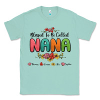 Seafoam blessed to be called nana Classic Tee - MaliasSmallBusiness