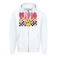 White mama Zipper Hoodie - MaliasSmallBusiness
