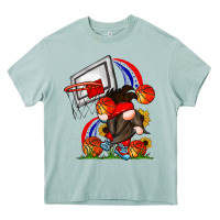 Arona Basketball Gnome Heavy Core Tee - CowhideDigitalArt