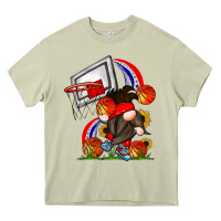Mossy Basketball Gnome Heavy Core Tee - CowhideDigitalArt