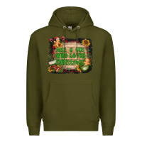 Army Green just a girl who loves christmas Premium Hoodie - AdoDesignShop