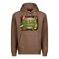 Chestnut just a girl who loves christmas Premium Hoodie - AdoDesignShop