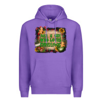 Purple just a girl who loves christmas Premium Hoodie - AdoDesignShop