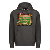 Smoke just a girl who loves christmas Premium Hoodie - AdoDesignShop