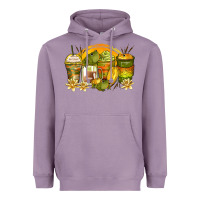 Lavender frog coffee cups Heavyweight Hoodie - Zillion Design Studio