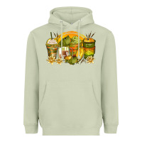 Matcha frog coffee cups Heavyweight Hoodie - Zillion Design Studio