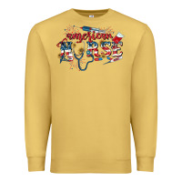 Antique Gold American Nurse 4th of July Premium Sweatshirt - CowGirlArtShop