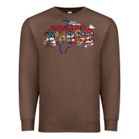 Chestnut American Nurse 4th of July Premium Sweatshirt - CowGirlArtShop