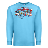 Ocean Blue American Nurse 4th of July Premium Sweatshirt - CowGirlArtShop
