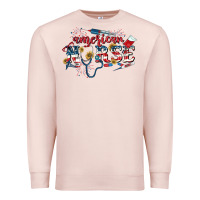 Pale Pink American Nurse 4th of July Premium Sweatshirt - CowGirlArtShop