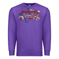 Purple American Nurse 4th of July Premium Sweatshirt - CowGirlArtShop