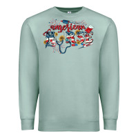 Seafoam American Nurse 4th of July Premium Sweatshirt - CowGirlArtShop