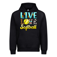 Foreset Green live love softball Urban Hoodie - LillyAllenDesigns