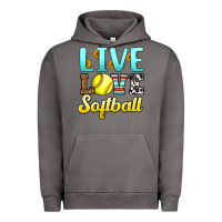 Pigment Tornado live love softball Urban Hoodie - LillyAllenDesigns