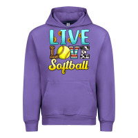 Tulip live love softball Urban Hoodie - LillyAllenDesigns