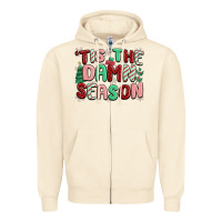 Sandshell 'tis the damn season Zipper Hoodie - MaliasSmallBusiness