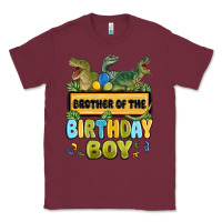 Burgundy brother of the birthday boy Classic Tee - MaliasSmallBusiness