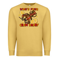 Antique Gold crawfish who's your craw daddy Premium Sweatshirt - FaDigitalArtStudio