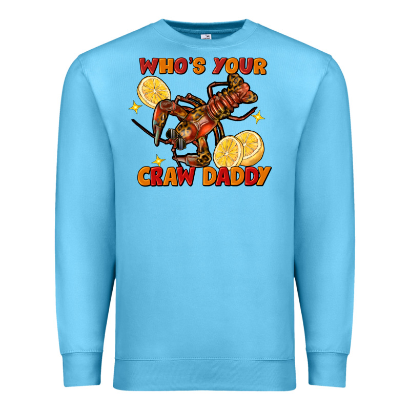 Crawfish Who's Your Craw Daddy Premium Sweatshirt by FaDigitalArtStudio | Teevron