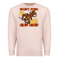 Pale Pink crawfish who's your craw daddy Premium Sweatshirt - FaDigitalArtStudio