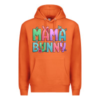 Carrot easter floral mama bunny Premium Hoodie - Artiststas