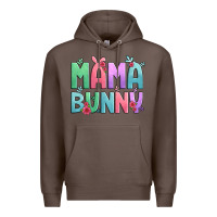 Coffee easter floral mama bunny Premium Hoodie - Artiststas