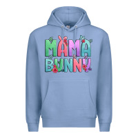 Colony Blue easter floral mama bunny Premium Hoodie - Artiststas