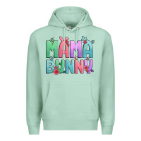 Seafoam easter floral mama bunny Premium Hoodie - Artiststas