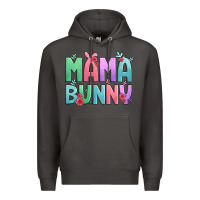 Smoke easter floral mama bunny Premium Hoodie - Artiststas