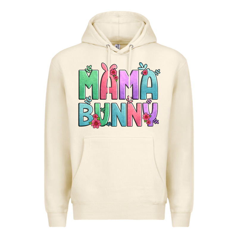 Easter Floral Mama Bunny Premium Hoodie by Artiststas | Teevron