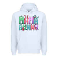 White easter floral mama bunny Premium Hoodie - Artiststas