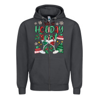 Smoke full of holiday Zipper Hoodie - MaliasSmallBusiness