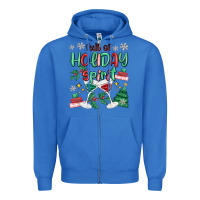 True Royal full of holiday Zipper Hoodie - MaliasSmallBusiness