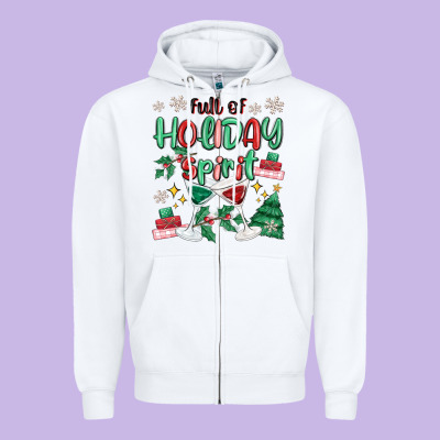 Zipper Hoodie full of holiday