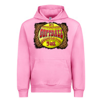 Fuchsia Pink it's softball y'all Urban Hoodie - LillyAllenDesigns