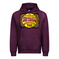 Mauve Wine it's softball y'all Urban Hoodie - LillyAllenDesigns