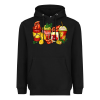 Black crawfish coffee cups Heavyweight Hoodie - Zillion Design Studio
