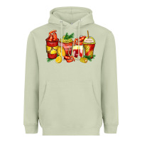 Matcha crawfish coffee cups Heavyweight Hoodie - Zillion Design Studio