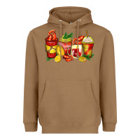 Toasted Coconut crawfish coffee cups Heavyweight Hoodie - Zillion Design Studio