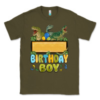 Army Green customized dinosaur birthday boy Classic Tee - MaliasSmallBusiness