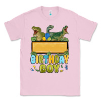 Bubblegum Pink customized dinosaur birthday boy Classic Tee - MaliasSmallBusiness