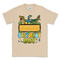 Mushroom customized dinosaur birthday boy Classic Tee - MaliasSmallBusiness