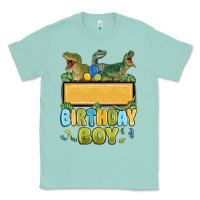 Seafoam customized dinosaur birthday boy Classic Tee - MaliasSmallBusiness