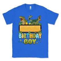 True Royal customized dinosaur birthday boy Classic Tee - MaliasSmallBusiness